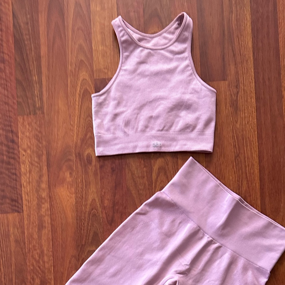 SET Active Outfit Leggings Medium Large - Picture 9 of 10
